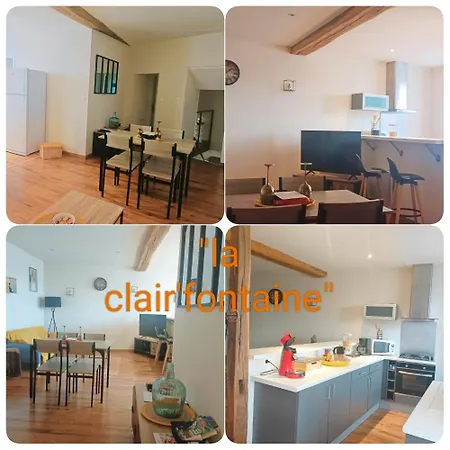 Ferienwohnung La Clair'Fontaine Clairvaux Exterior foto